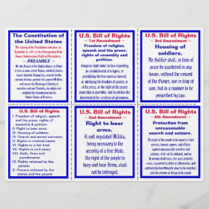 Folleto de bolsillo de la Carta de Derechos de Est