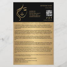 folleto de cuidados posteriores de tratamientos fa