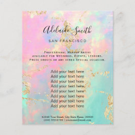 folleto de diseño de fotografías ópticas