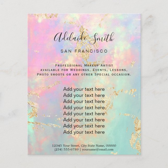 folleto de diseño de fotografías ópticas (Frente)