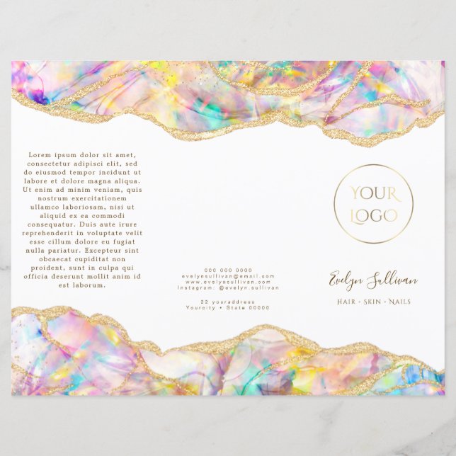 Folleto de diseño óptico (Anverso)