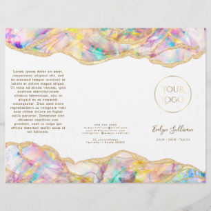 Folleto de diseño óptico