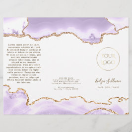 folleto de espliego de agate púrpura