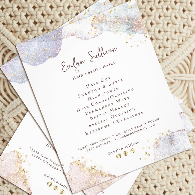 folleto de formas de acuarela purpurina (Subido por el creador)