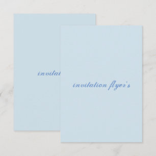 folleto de invitación
