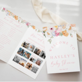 Folleto de juego de Baby Shower Millie Floral