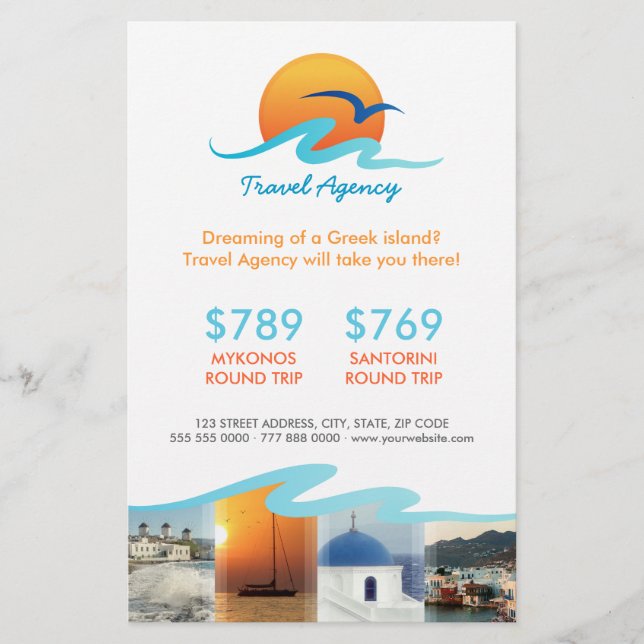 Folleto de la agencia de viajes Turismo Tour Opera (Frente)
