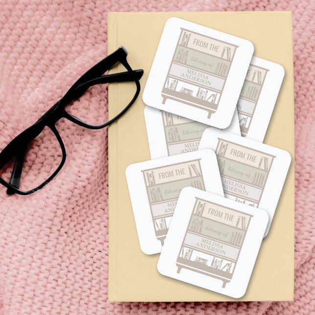 Folleto De La Biblioteca De Pegatinas Cuadrados (Subido por el creador)