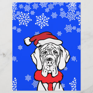 Folleto de la tienda de perros de Navidad