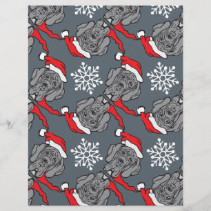 Folleto de la tienda de perros de Navidad