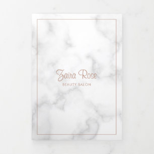 Folleto de la Triplicidad de Negocios Elegante de