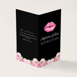 Folleto de las instrucciones del uso de Lipsense