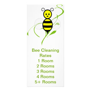 Folleto de las tarifas de servicio de la abeja