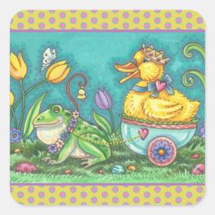FOLLETO DE PRÍNCIPE DE PATO Y PESO, PEGATINAS DE P