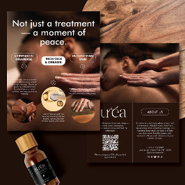Folleto de Promoción del Spa de Masajes Modernos