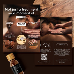 Folleto de Promoción del Spa de Masajes Modernos