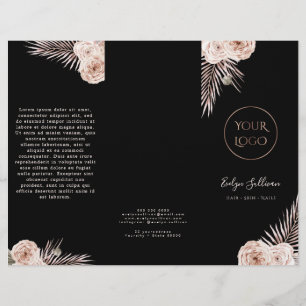 Folleto de rosas tropicales