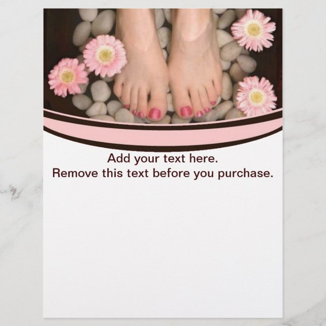 Folleto de Salón Spa (Frente)