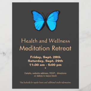 Folleto de salud y bienestar para mujeres de Blue 