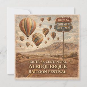 Folleto de viaje del Festival de Globos de Albuque