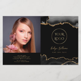 folleto del biplio de agate de oro negro