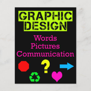 Folleto del Día de la Carrera de Diseño Gráfico