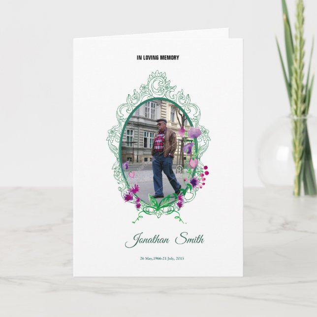 Folleto del programa conmemorativo (Anverso)