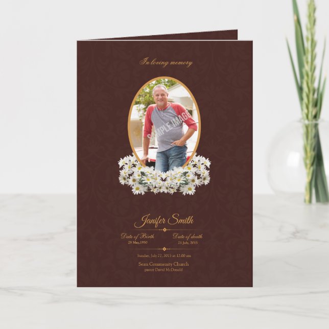 Folleto del programa conmemorativo (Anverso)