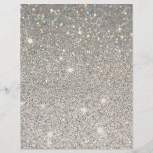 folleto en blanco del purpurina