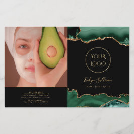 folleto esmeralda agate bifold