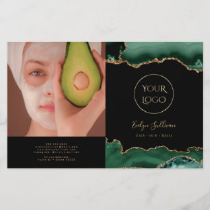 folleto esmeralda agate bifold