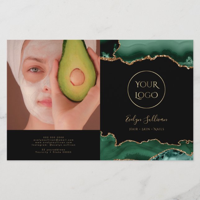 folleto esmeralda agate bifold (Anverso)