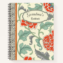 Folleto floral rústico personalizado Libro de las