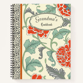 Folleto floral rústico personalizado Libro de las 