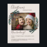 Folleto fotográfico de Navidades específicos del c<br><div class="desc">Volante fotográfico para Navidades específicos del cliente,  beige. Simplemente edita tu producto subiendo tu foto y escribiendo tu texto. Puede seleccionar el tipo de letra,  el color y la posición individualmente mediante "personalización adicional".</div>