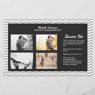 Folleto grande para el negocio de la fotografía