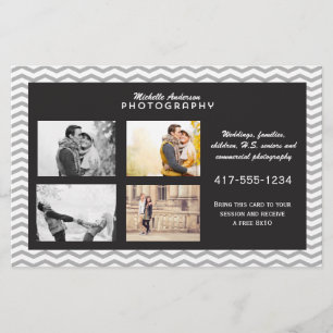 Folleto grande para el negocio de la fotografía
