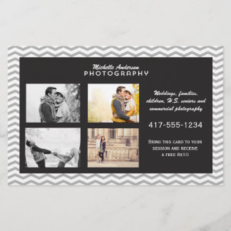 Folleto grande para el negocio de la fotografía