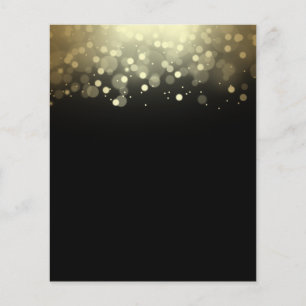 Folleto oscuro elegante en blanco