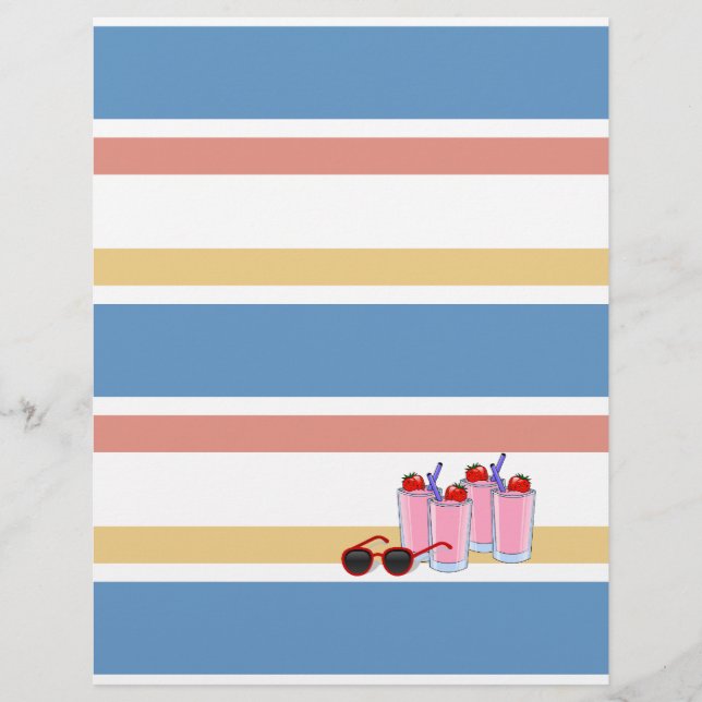 Folleto personalizado de diversión de verano (Frente)