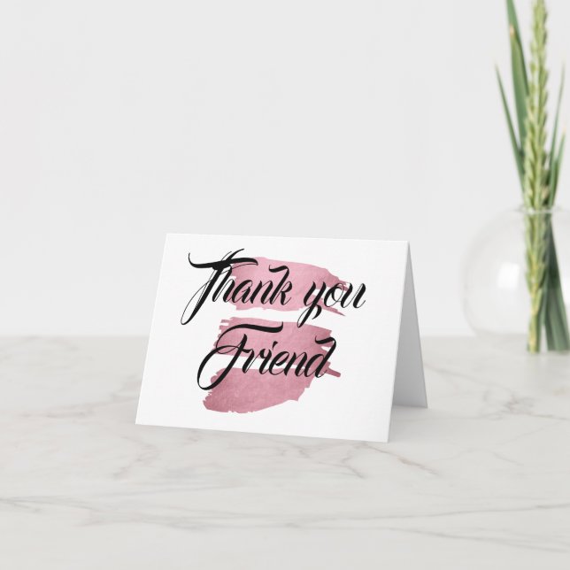 Folleto personalizado Gracias a la tarjeta Texto n (Anverso)