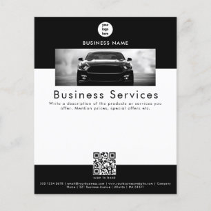 Folleto Promocional de Detallado de Autos Limpieza