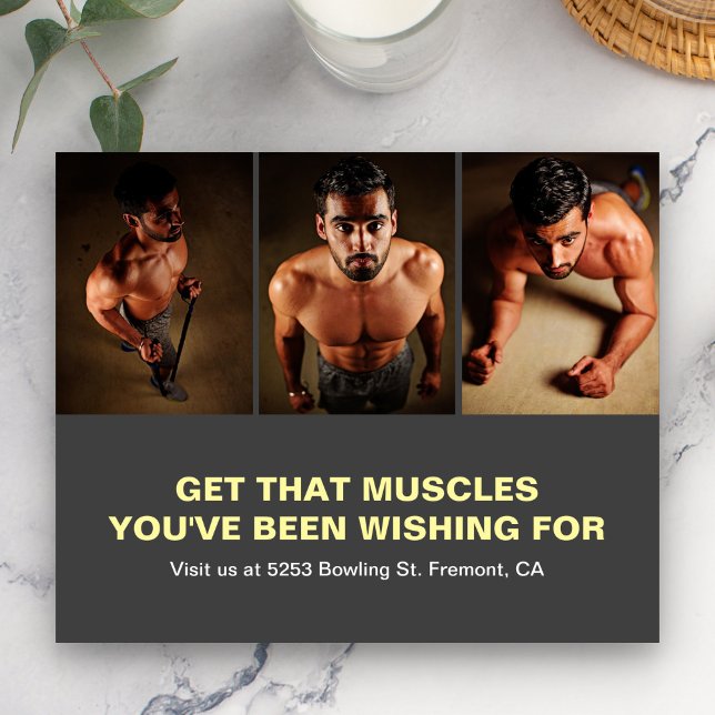 Folleto Promocional de Gimnasio (Subido por el creador)