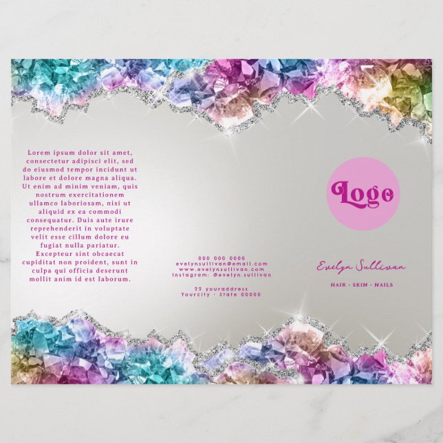 Folleto sobre cristales irlandeses (Anverso)