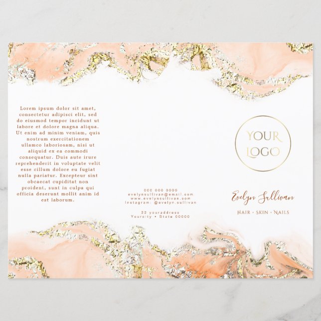 folleto sobre el diseño de martillos de melocotón (Anverso)