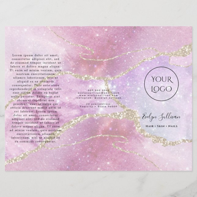 folleto sobre el efecto perlance de imitación (Anverso)