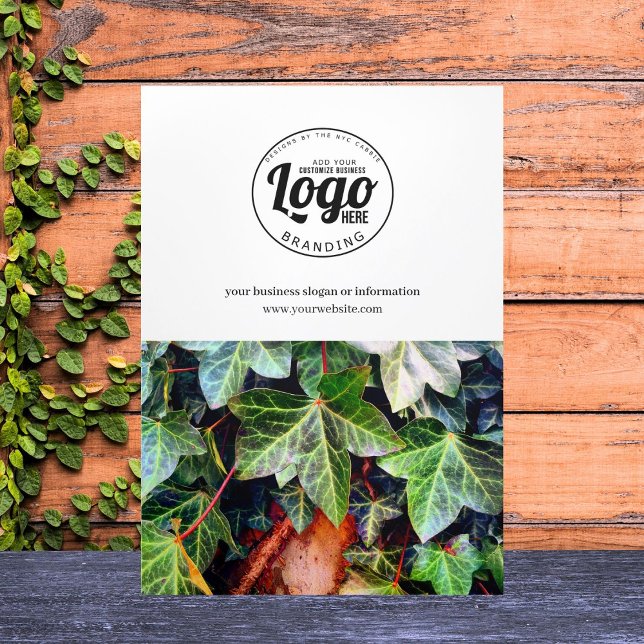 Folleto sobre el logotipo empresarial y la fotogra (business brochure)