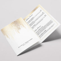 Folleto sobre el patrón de lluvia de lujo Faux Gol