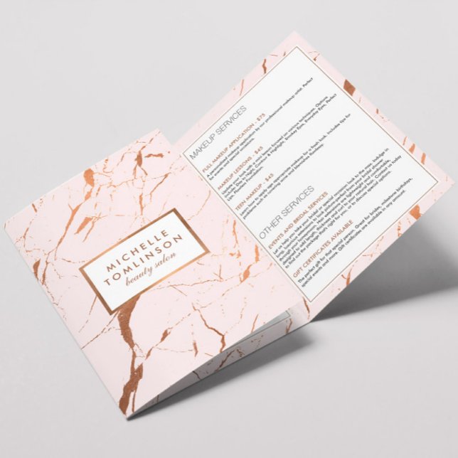 Folleto sobre la salsa de mármol rosa y Rosa (Subido por el creador)