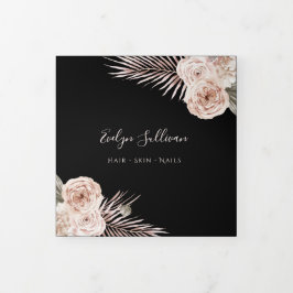 Folleto triplemente Rosas tropicales